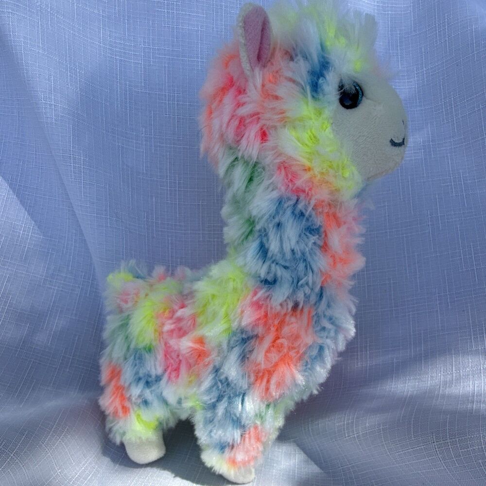 Ty Beanie Boos Lola Llama Plush Stuffed Animal Multicolor Beanie 2018 6-14 in